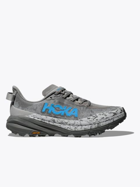 HOKA Women's Speedgoat 6 Shoes in Stellar Grey/Asteroid