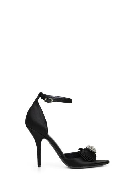 BALENCIAGA Balenciaga Women Black Avenue Palazzo 110 Mm Sandals