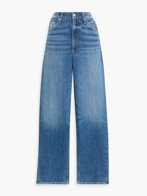 Other Designers Sarah distressed high-rise straight-leg jeans