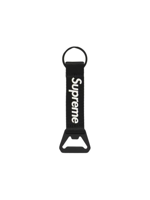 Supreme Supreme Bottle Opener Webbing Keychain Black