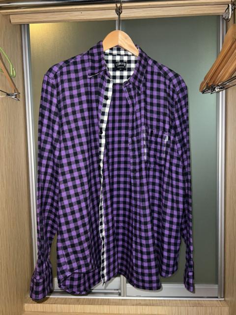 VINTAGE STUSSY FLANNEL CHECKERED SHIRT