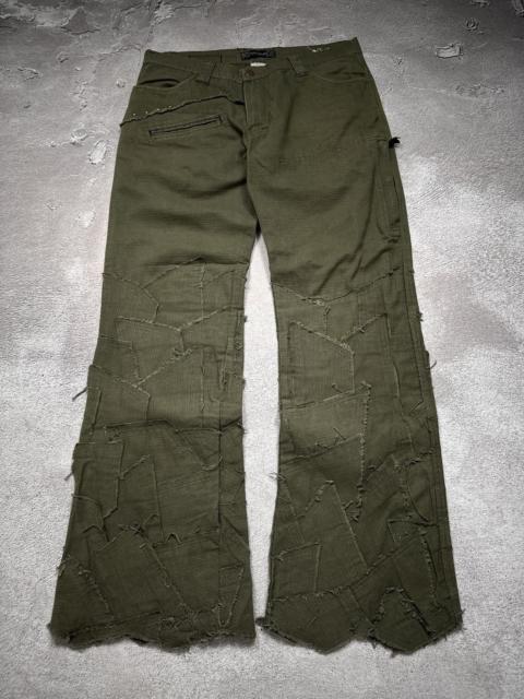 Other Designers Le Grande Bleu (L.G.B.) - Y2K LGB IfSixWasNine Style Flared Patchwork Denim Jeans