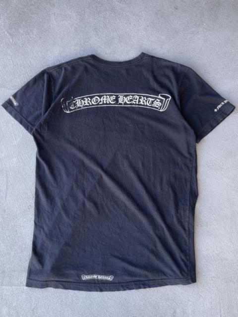 Chrome Hearts STEAL! 2000s Chrome Hearts Scroll Spell-out Logo Pocket Tee