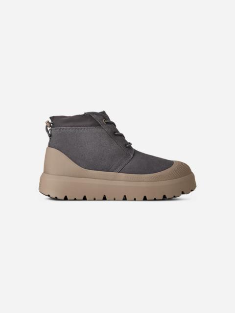 UGG ® Men's Neumel Weather Hybrid Suede/Waterproof Classic Boots in Obsidian/Cobble Grey