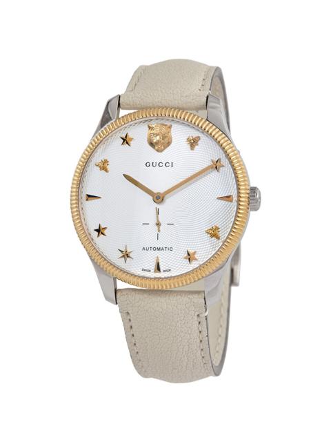 GUCCI Gucci G-Timeless Automatic Silver Dial Men's Watch YA126348
