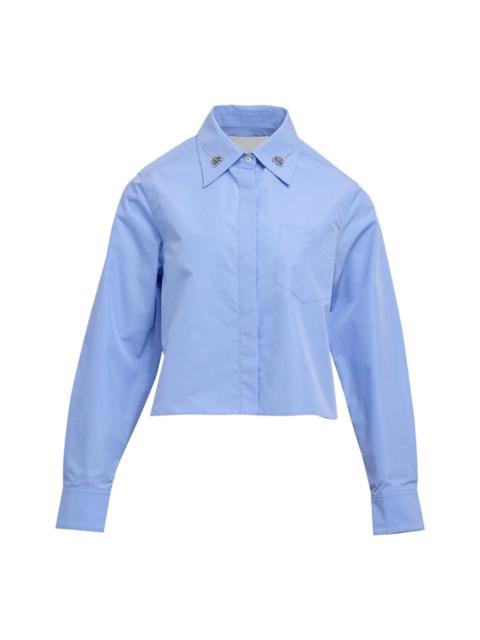3.1 Phillip Lim Embellished Collar Long Sleeve Shirt