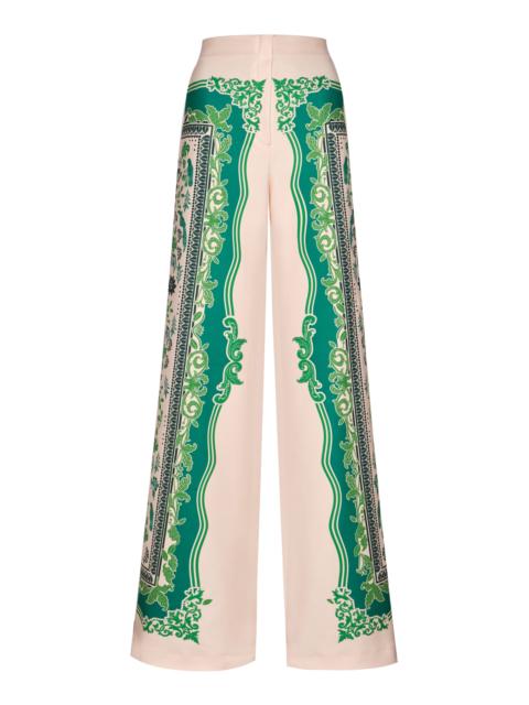 ANDRES OTALORA Palmirana Printed Pants white