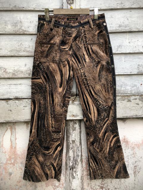 Other Designers Japanese Brand - GK JAPANESE FULLPRINT CURDUROY WOMAN FLARE PANT