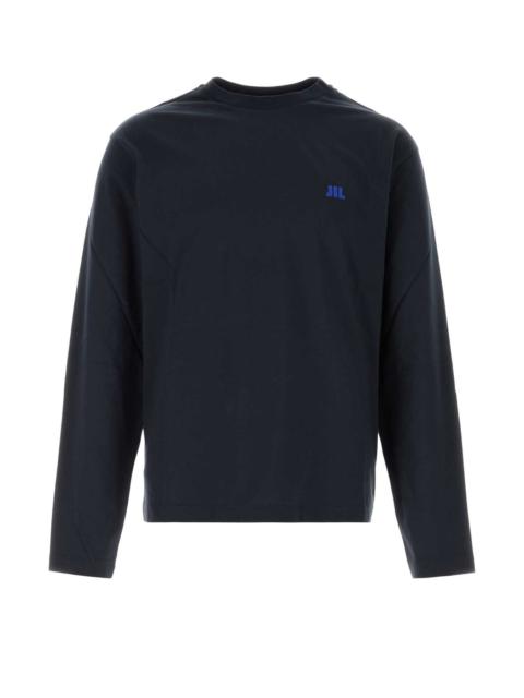 Jil Sander Jil Sander Men Midnight Blue Cotton T-Shirt