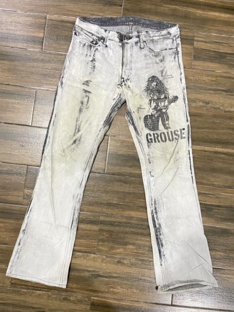 Other Designers Archival Clothing - Edge Rupert flare with Printed Denim