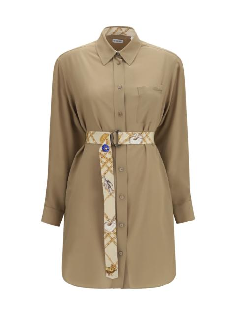 Burberry Burberry Women Silk Crêpe De Chine Shirt Dress