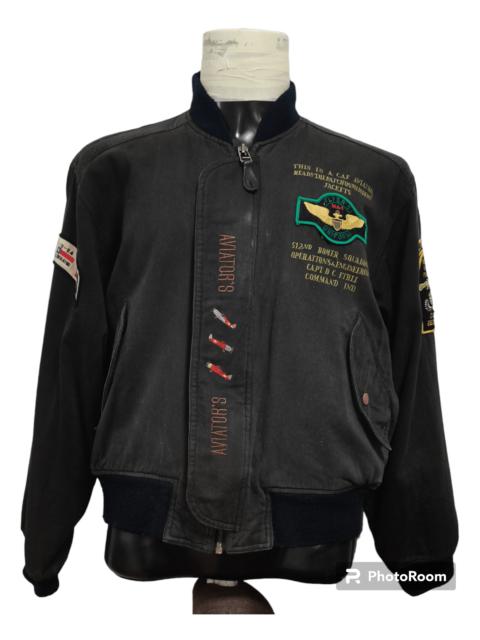 Other Designers Vintage - BRITAIN FRANCE ALLIANCE AVIATION JACKET