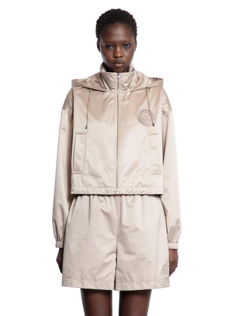 FENDI Cropped-Silk-Windbreaker
