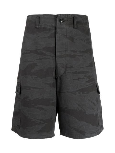 MAHARISHI CAMOUFLAGE-PRINT CARGO SHORTS