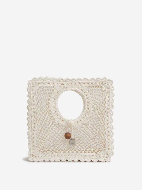 JACQUEMUS LE PETIT CARRE SPIAGGIA BAG