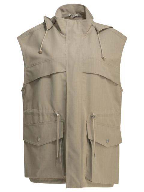 AURALEE Auralee Max Sleeveless Jacket