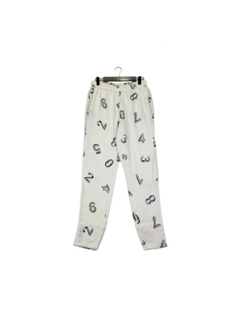Other Designers See By Chloe Numerical Printed Trousers