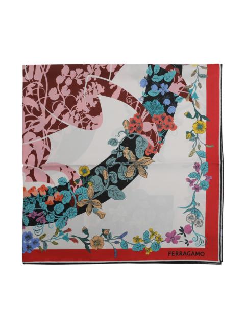 FERRAGAMO Ferragamo Women Pegaso Printed Silk Foulard