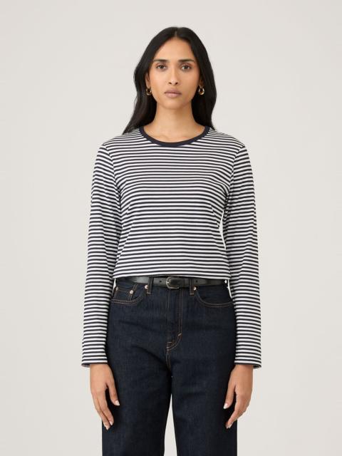 Sunspel Long Sleeve Crew Neck T‑shirt