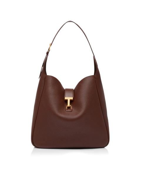 TOM FORD LEATHER MONARCH LARGE HOBO
