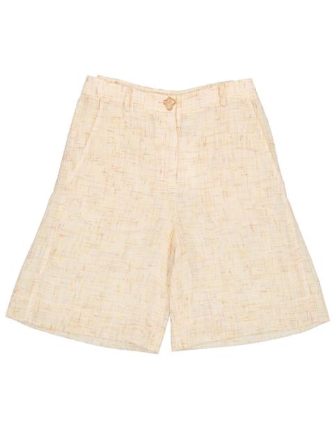 Other Designers Rejina Pyo Ladies Beige Riley Tweed Shorts, Brand Size 36 (US Size 4)