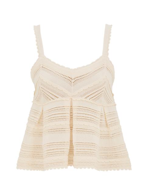 Zimmermann Lucky Lace Knit Top