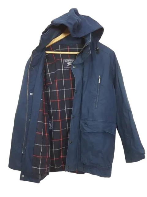 Burberry MADE IN ENGLAND Quilted Plaid Lining Hooded Jacket