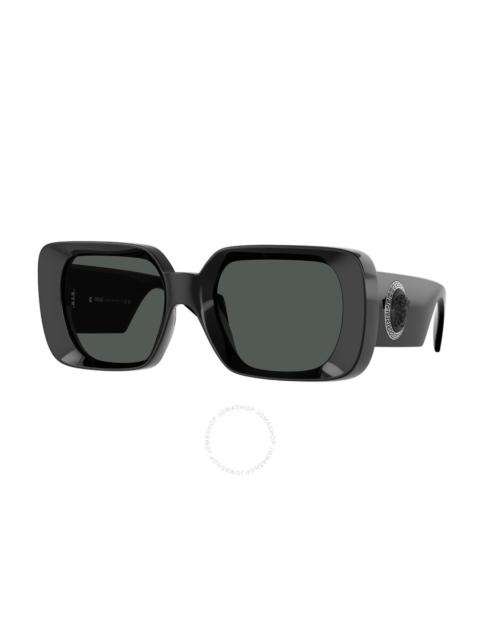 VERSACE Versace Dark Grey Square Ladies Sunglasses VE4473U GB1/87 54