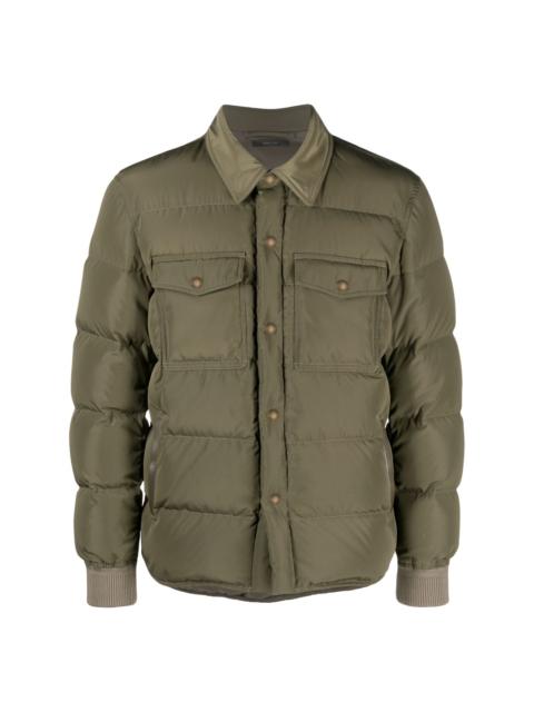 TOM FORD Techno Ottoman padded jacket