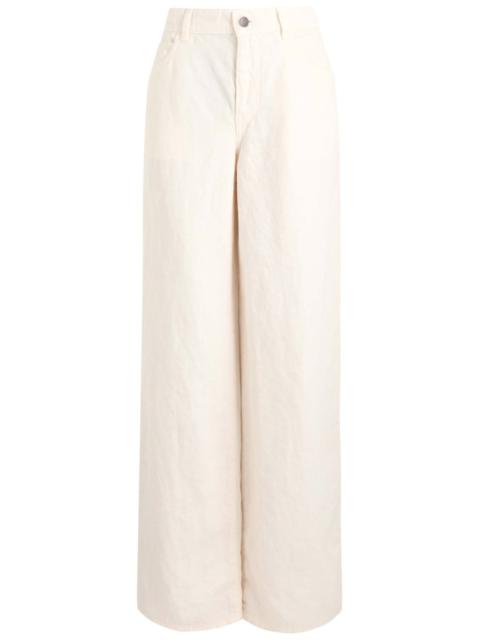 The Row The Row Eglitta Straight-leg Linen Jeans