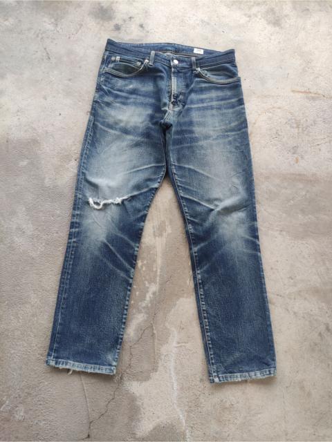 Other Designers Vintage Edwin Japan Jean Distressed Faded Denim