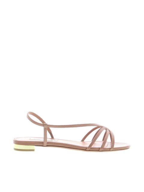 AQUAZZURA Aquazzura – Talk To Me Sandal Flat – Black