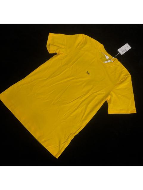 Helmut Lang Yellow NY Taxi Logo T Shirt