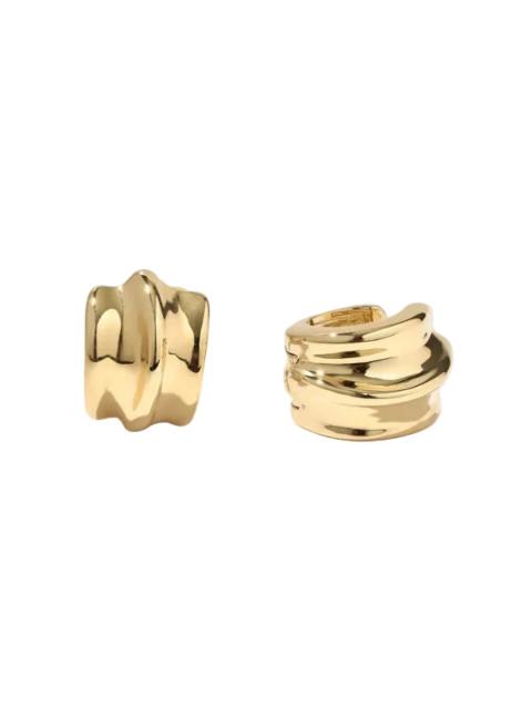 Otiumberg Small Wave Hoops in Gold