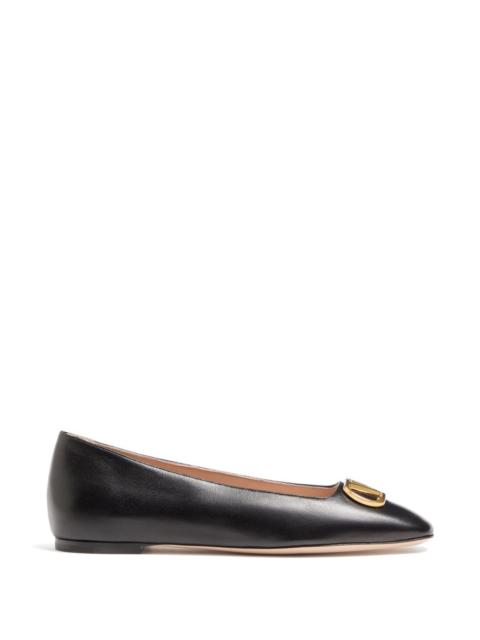 Valentino Valentino Garavani Women Vlogo Signature Leather Ballet Flats