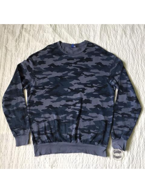 Other Designers Divided H&M Sweatshirt Blue Camouflaged Fashionable style