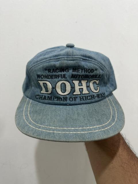 Other Designers Vintage - VTG DOHC Racing Denim Hat