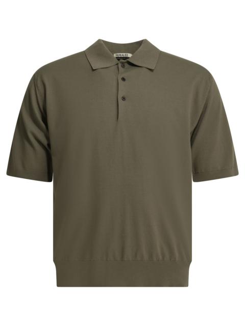 AURALEE Auralee Giza Polo Shirt With Buttons