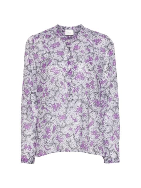 Isabel Marant Étoile Maria abstract-print blouse
