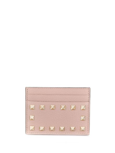 Valentino Rockstud Leather Card Case