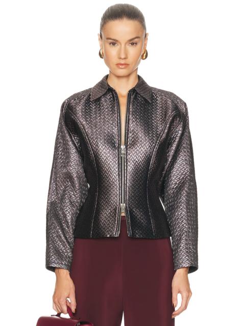 THE SEI Double Zip Fitted Jacket