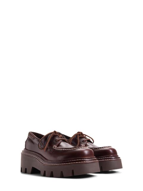 SPERRY Sperry x MONSE Authentic Original 2-Eye Lug Boat Shoe in Amaretto at Nordstrom