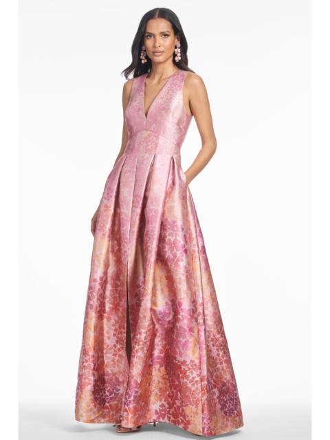 SACHIN & BABI Brooke Gown - Light Sunset Hydrangea
