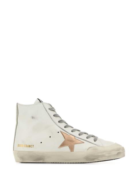 Golden Goose Golden Goose Deluxe Brand Women White Leather Francy Sneakers
