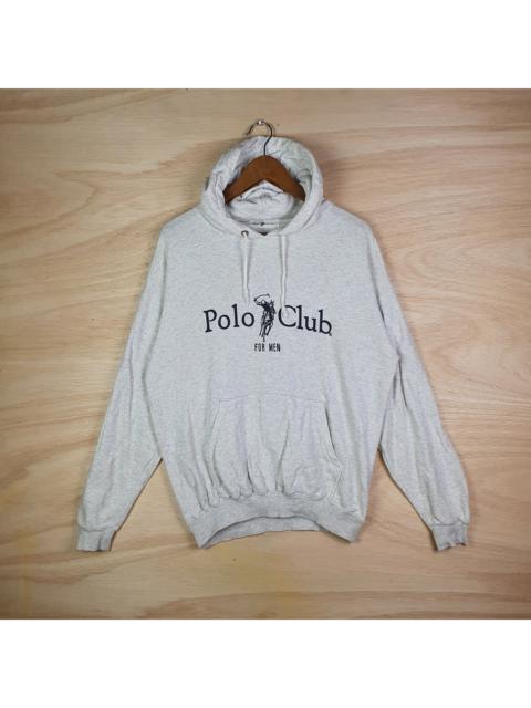 Other Designers Vintage - VINTAGE HOODIE BIG LOGO POLO CLUB FOR MEN