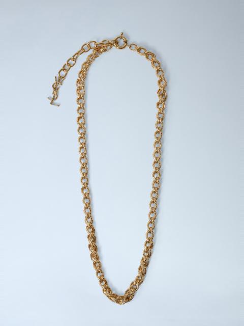 SAINT LAURENT Rope Chain Necklace