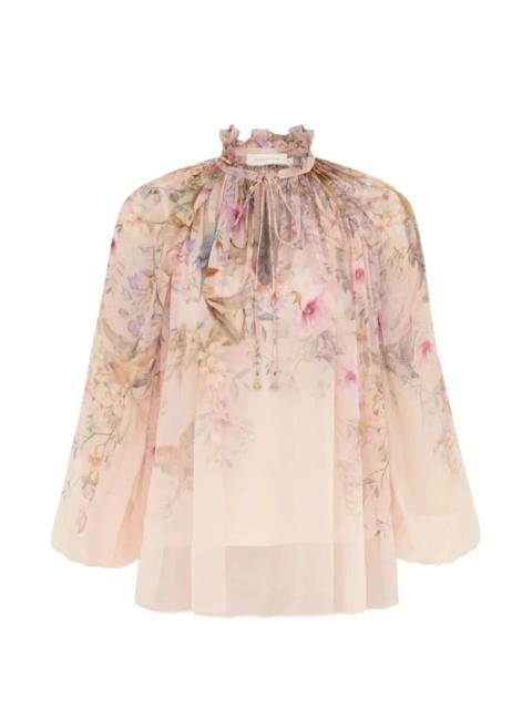 Zimmermann `Rebellion` Billow Blouse