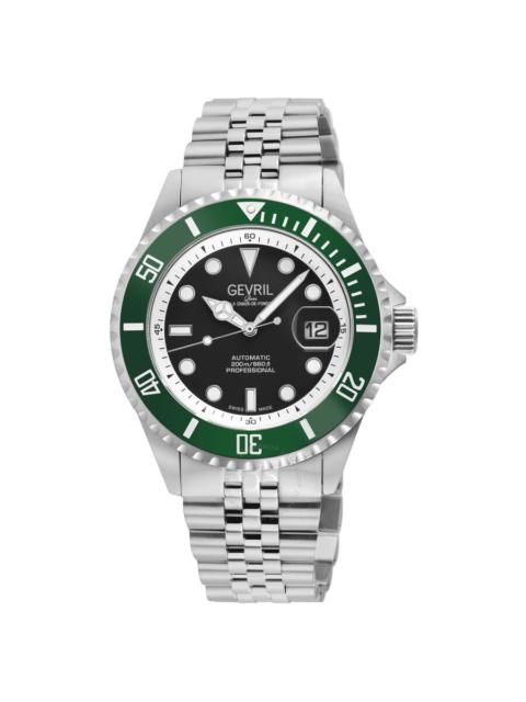 Other Designers Gevril Wall street Automatic Black Dial Men's Watch 41852B