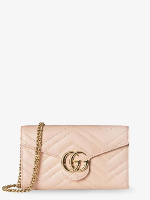 GUCCI Gucci Quilted Leather Crossbody Bag With Metal Gg Logo