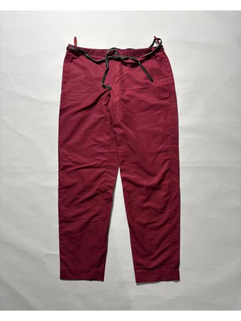 Prada PRADA 2000’s RED NYLON PANTS